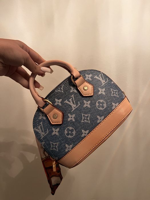 geanta mini LV din denim