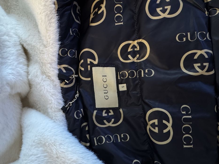 Промо-Gucci-Чисто ново оригинално дамско зимно яке S-M размер