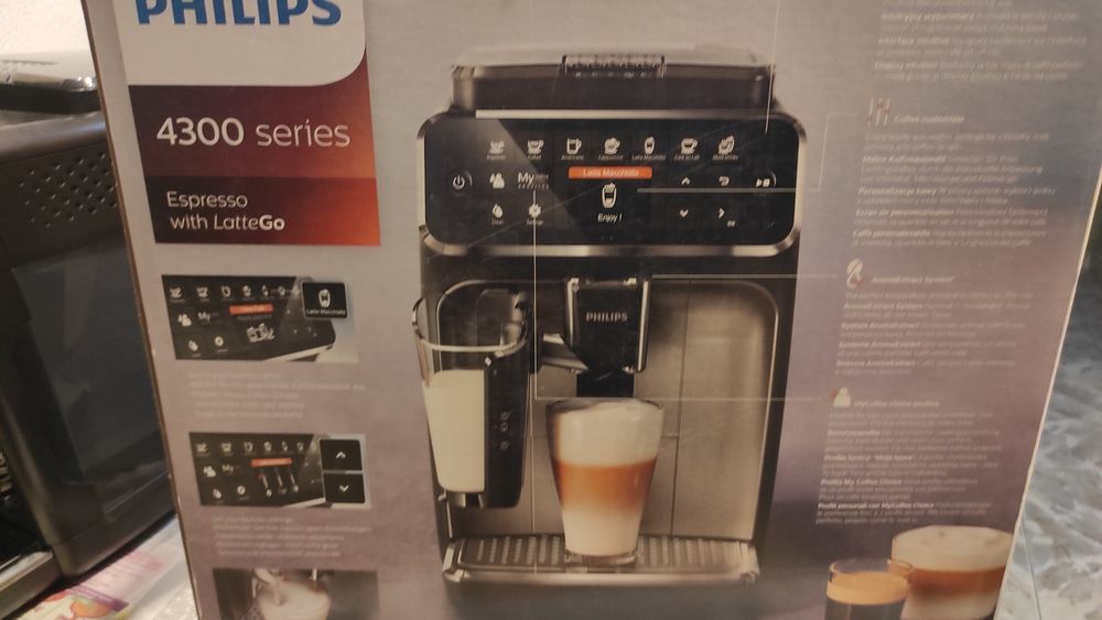 Philips LatteGo 4300 – автоматична кафемашина