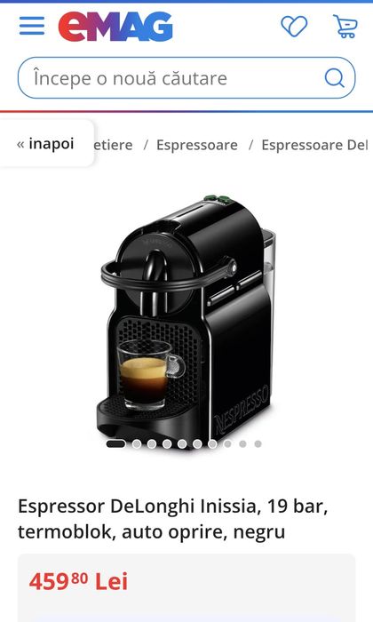 Vand Espressor Delonghi