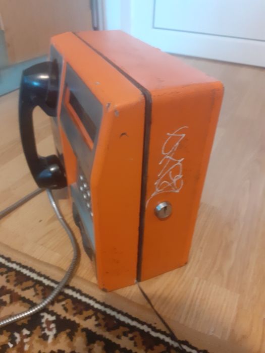 Telefon public functional cu cartela noua de 100 000 unitati stare estetica nota 8,5 din 10