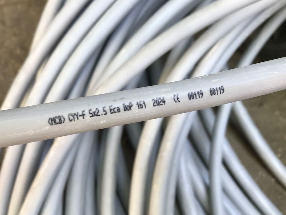 Cablu electric cupru cyyf 5x2,5  5x1,5