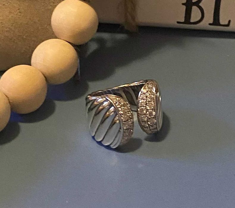 David Yurman оригинален пръстен с диаманти