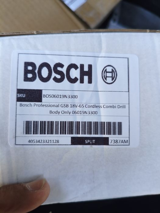 Оригинален винтоверт Bosch GSB 18v 65