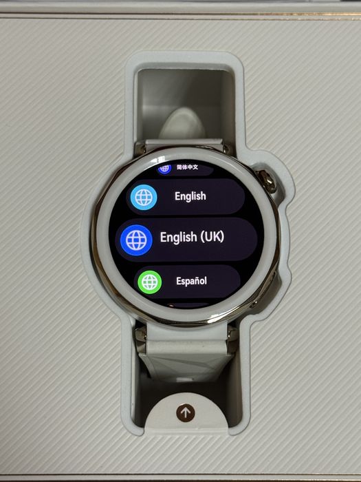 Гаранция! Huawei Watch GT 5 PRO 42mm White Fluoroelastomer Strap