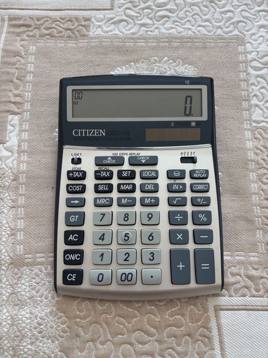 Калкулатор CITIZEN CCC 112RDWB, Настолен, 12 разряда
