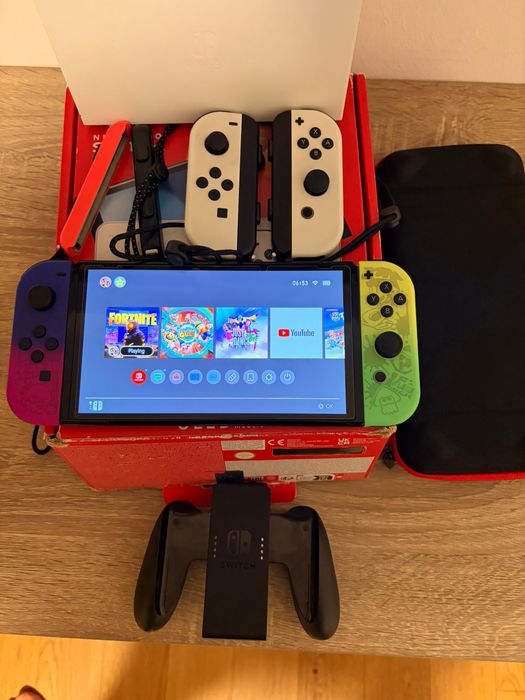 Nintendo Switch Oled jocuri cumpărate și incluse
