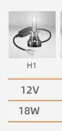Лед крушки 12V H1