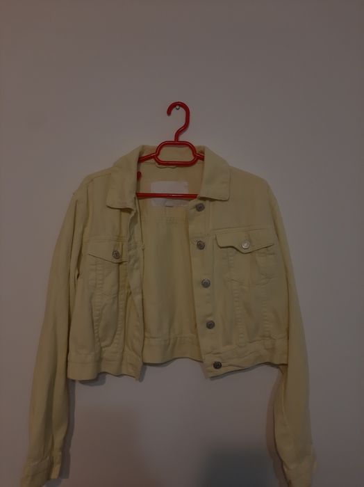 vand geaca de blugi cropped