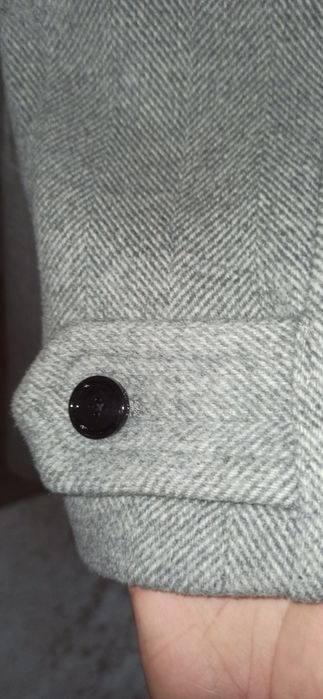 Пальто Серое Женское Mango.