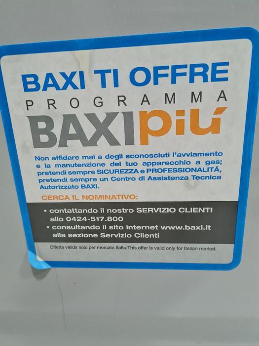 Двухконтурный отопительный котёл  Baxi,Италия.