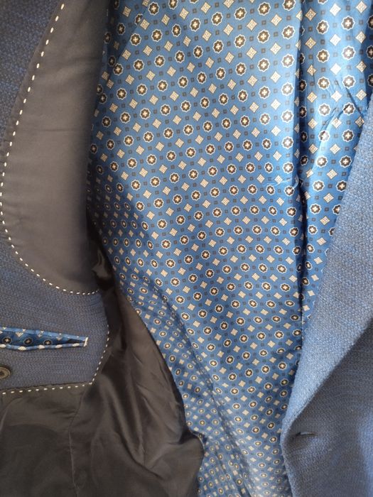 Пиджак мужской синий