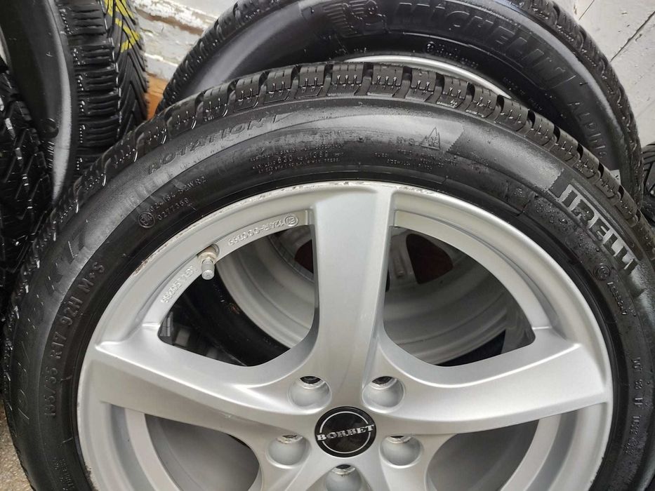 Лети джанти 17" 5х112 зимни гуми 195/55/17