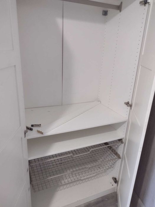 dulap alb ikea H= 200, L=100, adancime =60   - 170 LEI
