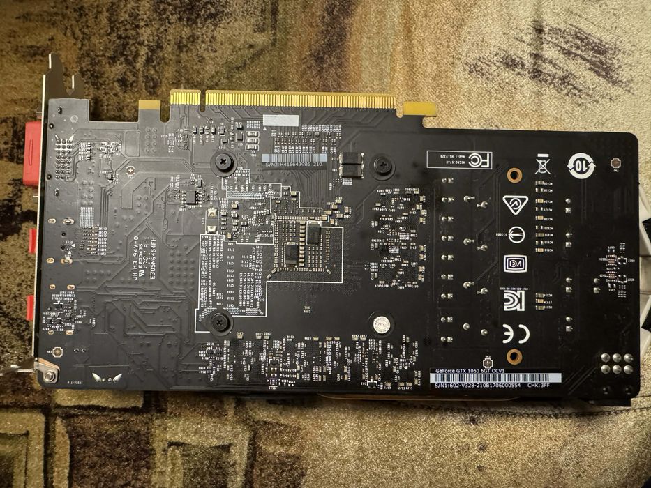 Placa video msi GeForce GTX 1060 OC, 6GB GDDR5, 192-bit