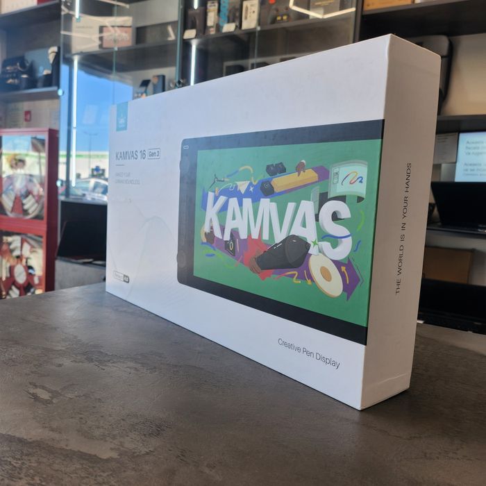 Amanet F28: Tableta Grafica Kamvas 16 Gen 3 SIGILATA (L)