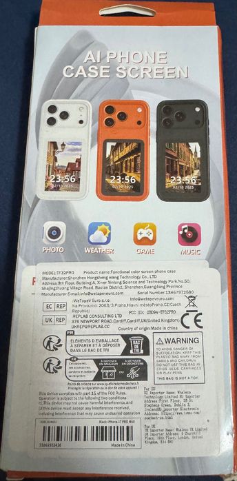 Husă iPhone 17 Pro Max cu ecran AMOLED – NOUĂ, SIGILATĂ