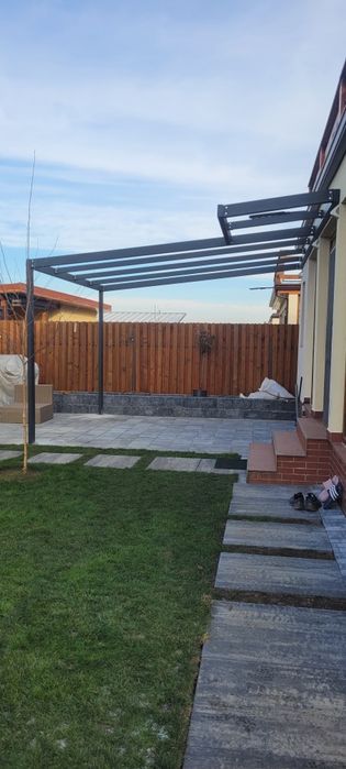 Terasa metalica structura