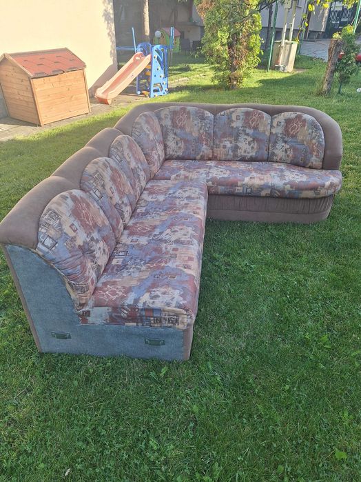 НАМАЛЕН!Ъглов немски диван без функция сън