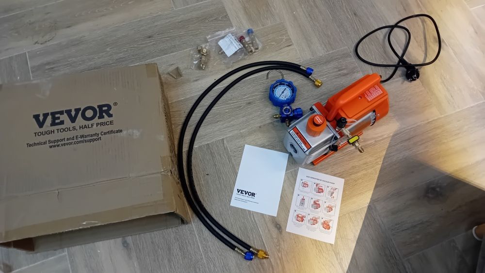 Pompa Vid pompa Vacuum Vevor Aer Conditionat