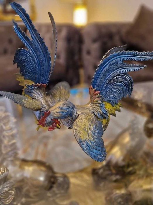 2 cocoșei din alama