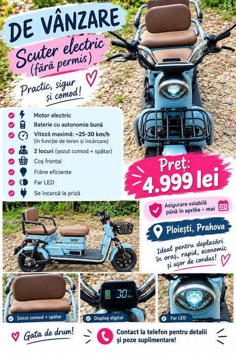 Scuter electric Prahova