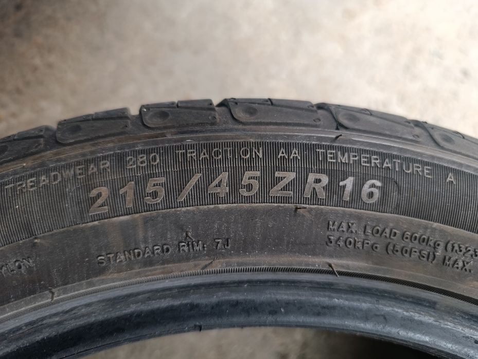 Летни гуми 215/45 ZR16