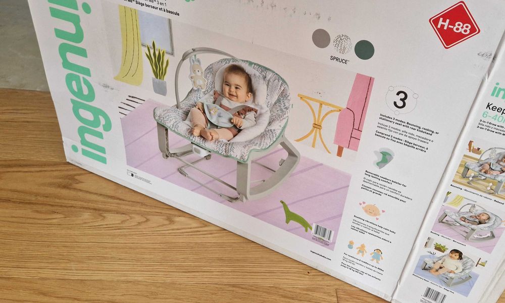 InGenuity Keep Cozy бебешка люлка и шезлонг