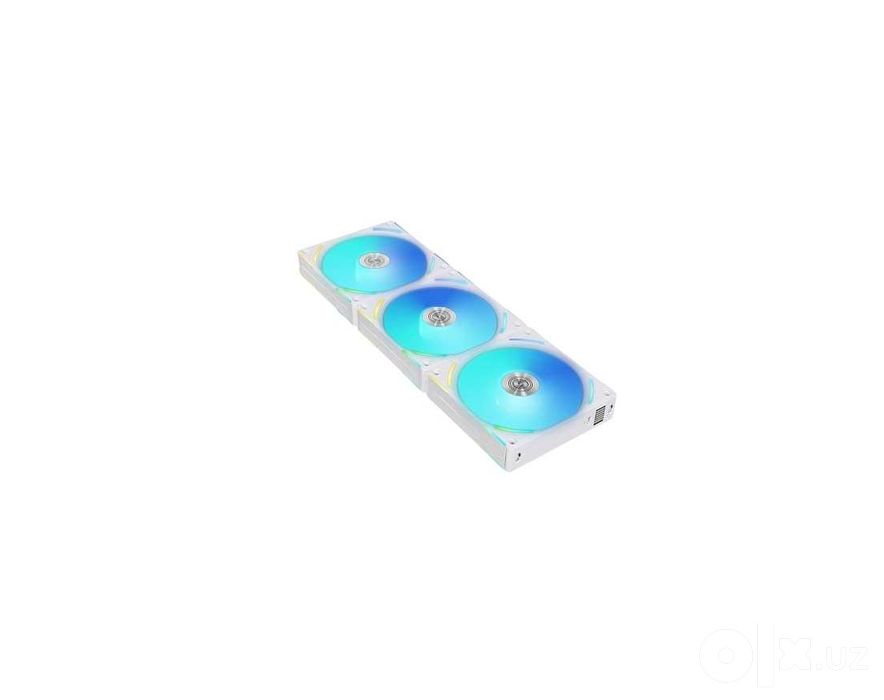 - Комплект вентиляторов Lian Li UNI FAN AL120 V2 White (3-Pack)