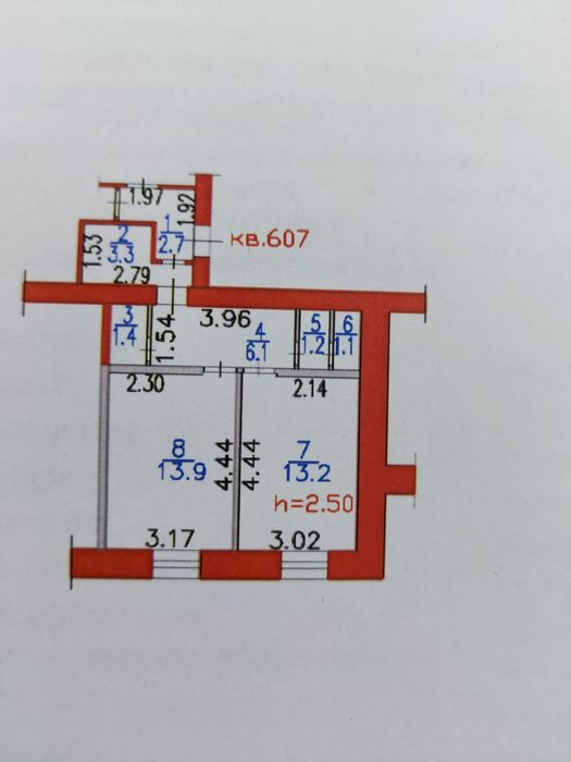 Продам 2х квартиру