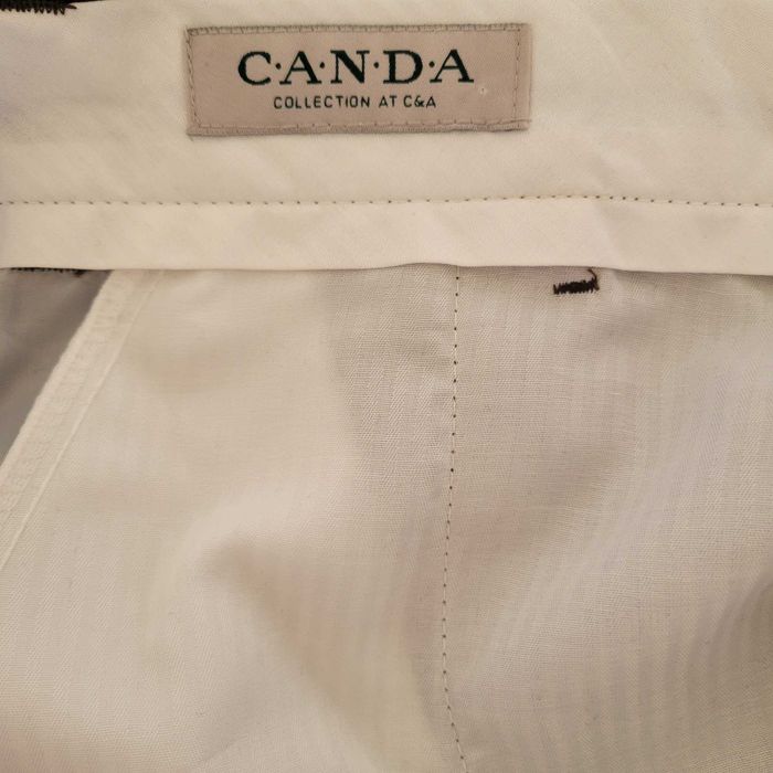Pantaloni stofa bărbați Canda maro M-L noi 92cm
