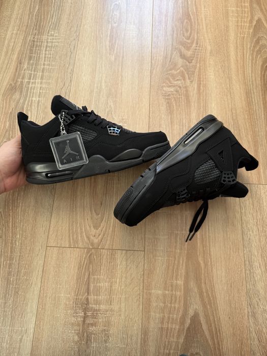 Jordan 4 Black Cat (Marimea 43)