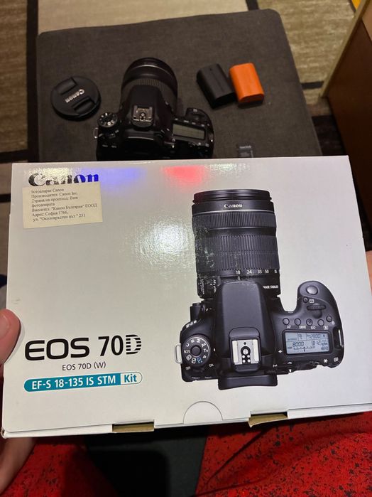 Canon EOS 70D 18-135mm