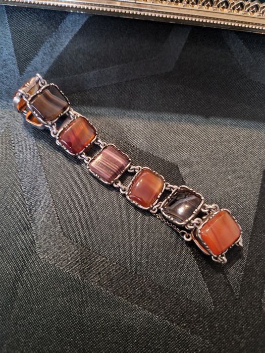 Уникална антикварна сребърна гривна