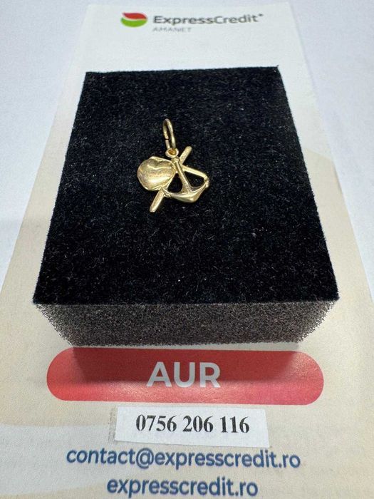 Medalion din aur 18 K (68147.3/ 10 Pacurari 1) Garantie 2 ani!