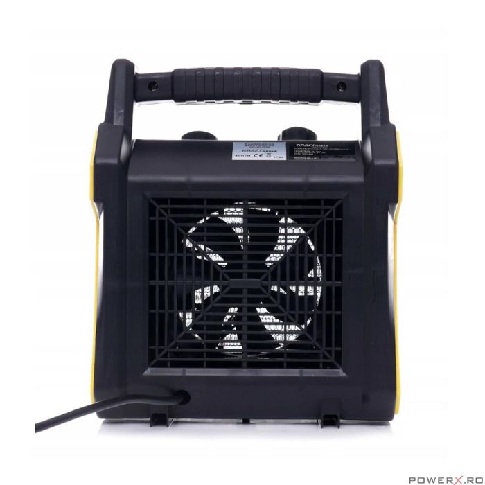 Incalzitor electric pentru caldura cu termostat, 2.5KW 10A, Kraft