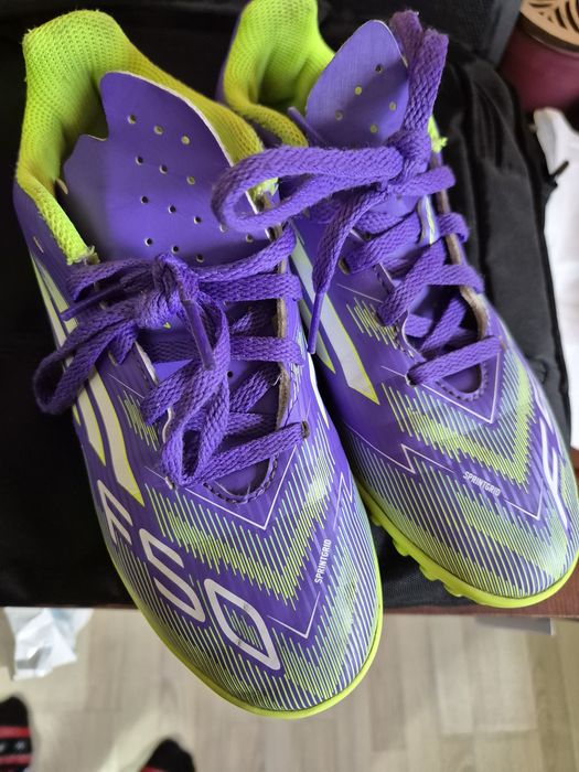 Ghete fotbal copii Adidas F50 marime 33