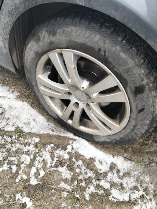Jante/ Anvelope iarna Vag 5x112 r16, golf 6, skoda , audi a3 , Passat