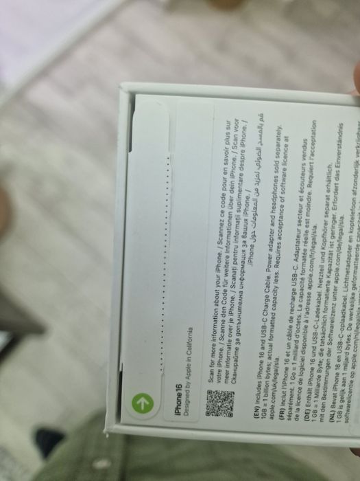 iPhone 16 Black 128GB NOU! SIGILAT! NEACTIVAT!