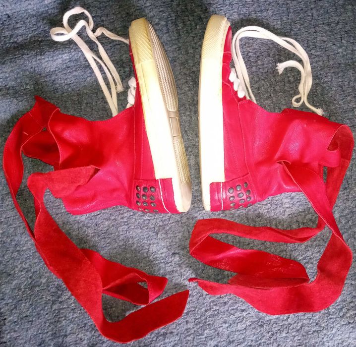 Високи кожени кецове. Размер 36