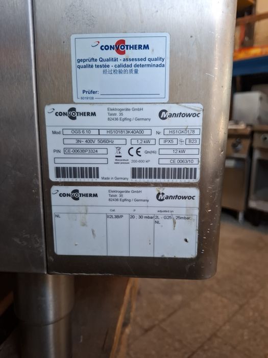 Cuptor convecție alimentare gaz