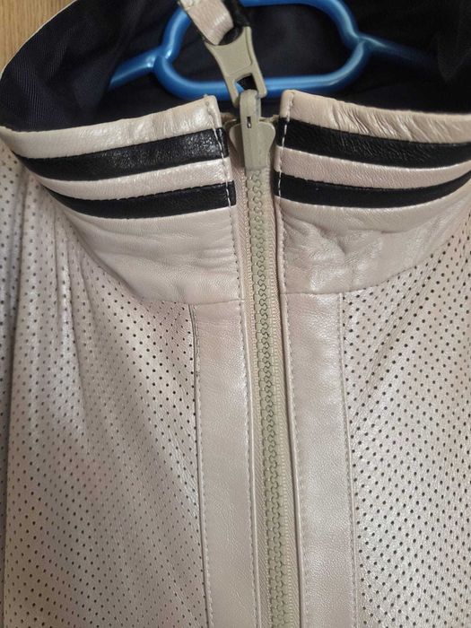Geaca piele barbat marimea 48 , 114 bust.