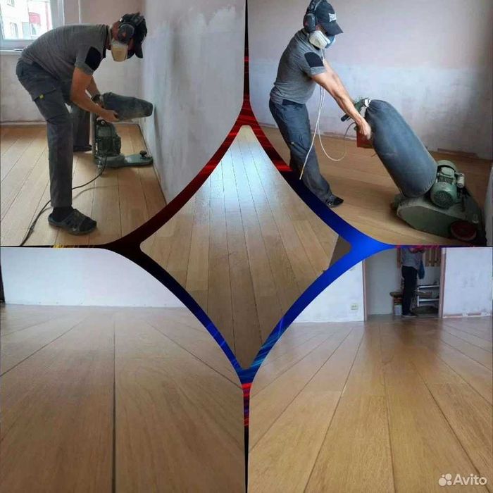 Шлифовка паркета и покрытие лаком