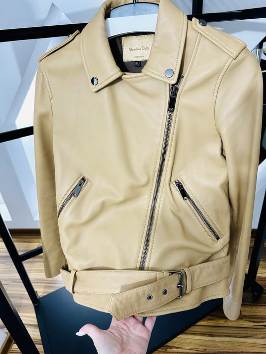 Geaca piele,Massimo Dutti