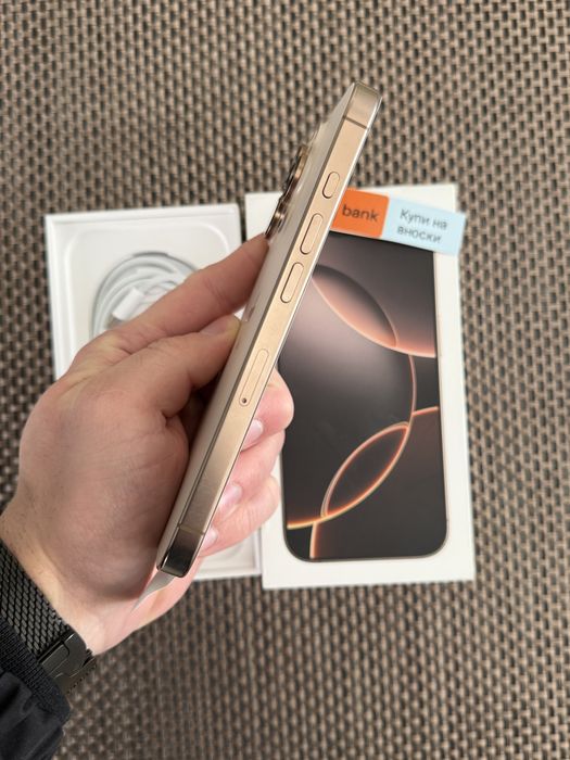 ЛИЗИНГ*30€/м iPhone 16 pro*Desert Titanium айфон 16 про златен