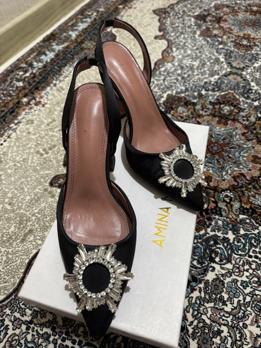 Басаножка чёрная Амина Муадди очень красивая размер 38