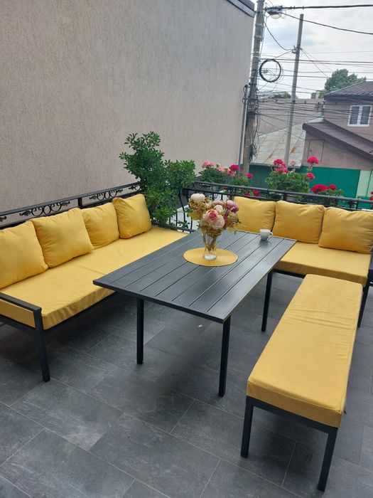 Saltele pentru canapele exterioare,saltele burete pentru fotolii curte