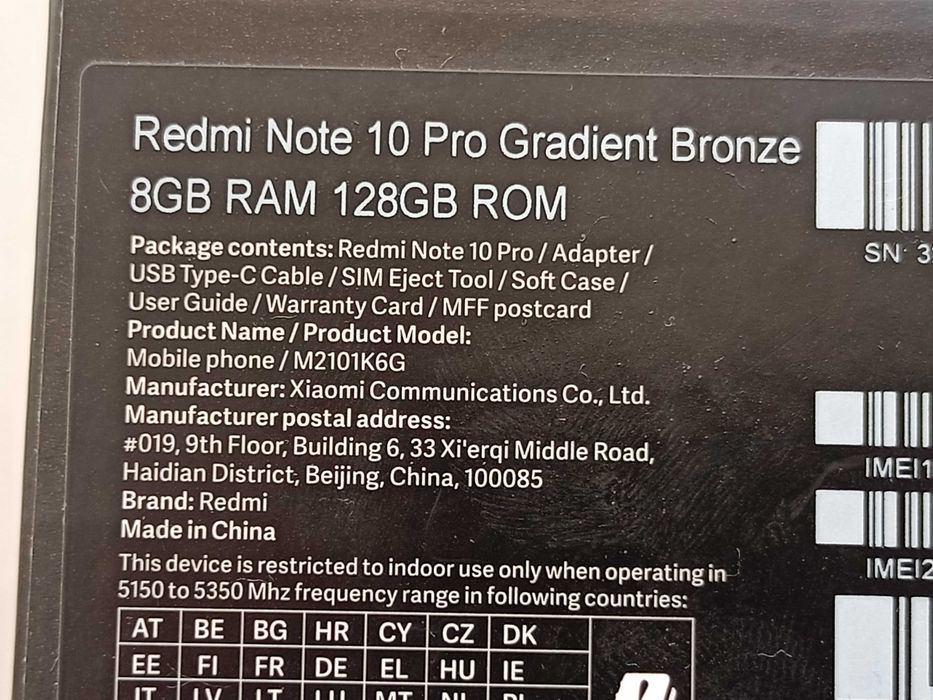 Продам сотовый телефон "XIAOMI Redmi Note 10 Pro"