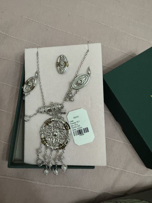 Набор «Баян» серебро