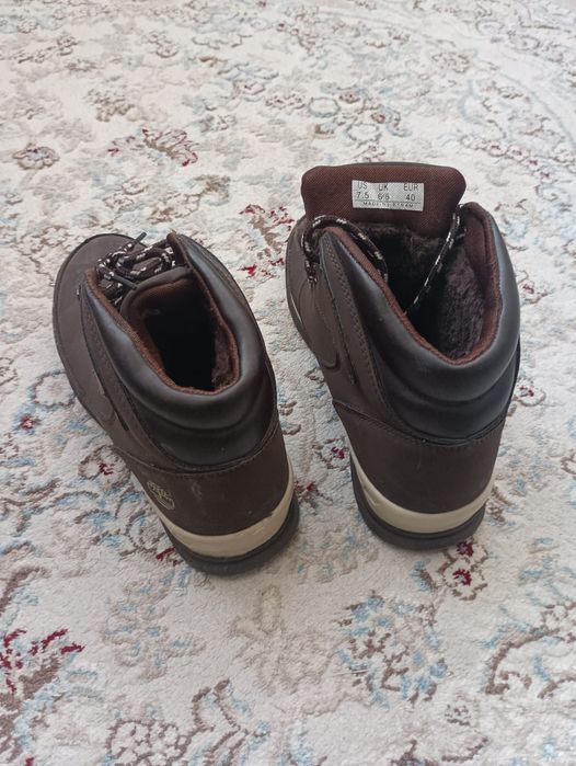 Ботинки Timberland, нубук, осень -зима.